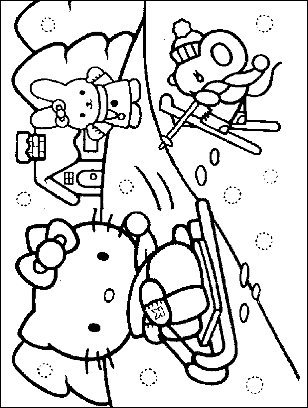 winter coloring pages  z31